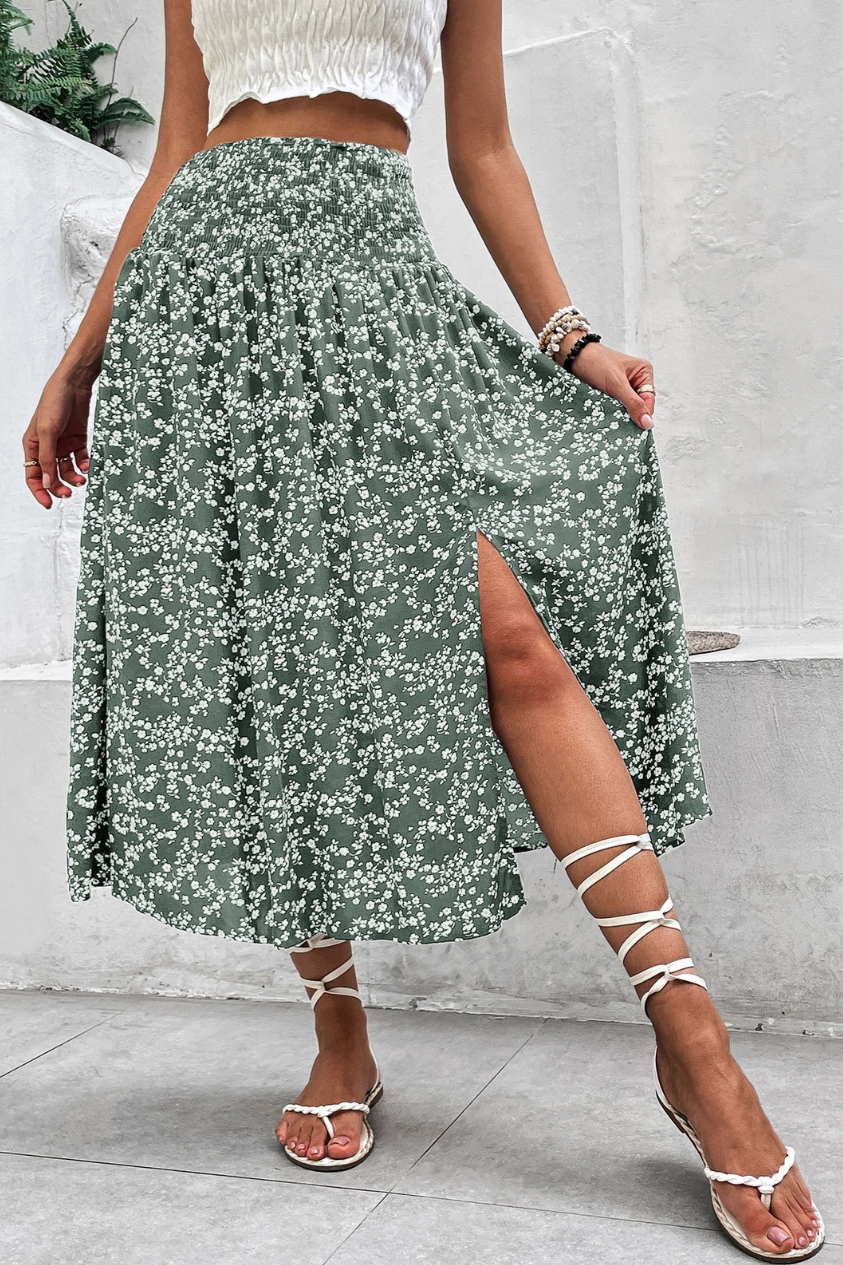 •DELILAH• ditsy midi skirt