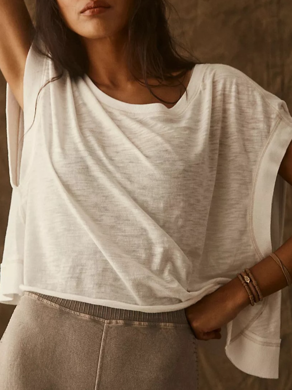 •TONYA• cutout back tee