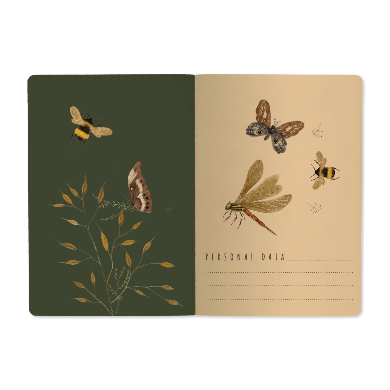 •DAY BUGS• lined notebook