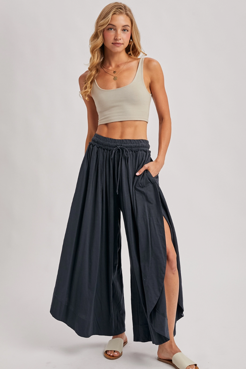 •WILLOW• flowy wide leg tulip pants