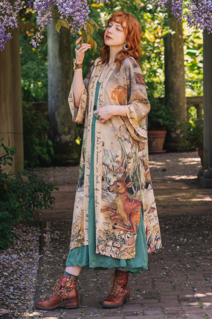 •LOVELIGHT• duster style bamboo cardigan