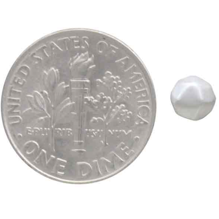 •SMALL NUGGET• recycled silver stud earrings
