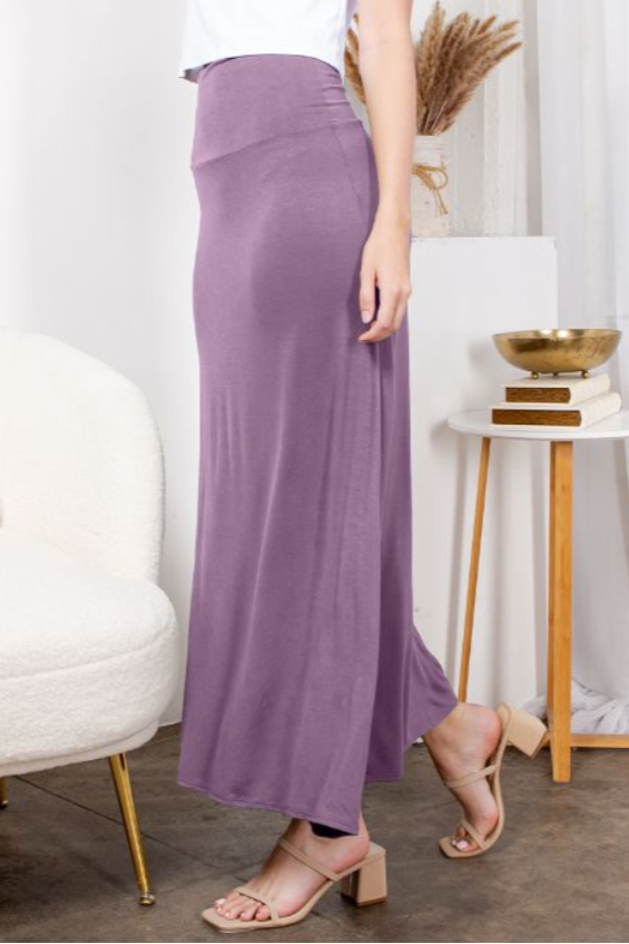 •MAXINE• foldover waist maxi skirt (USA)