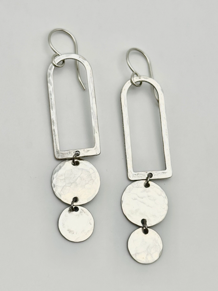 •ALICE• silver dangle earrings