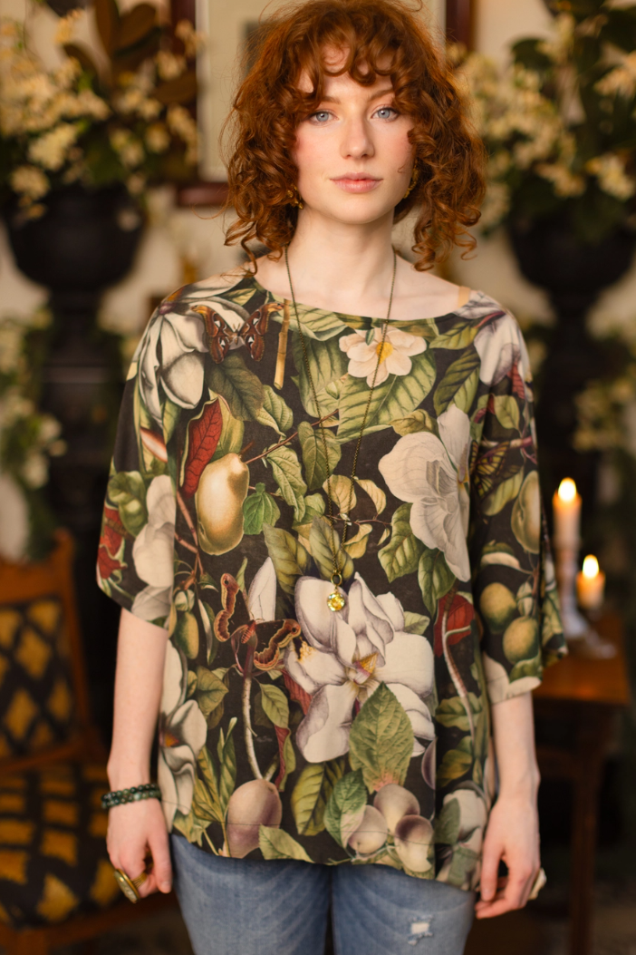 •FLEUR DE LUNE• bamboo tunic tee