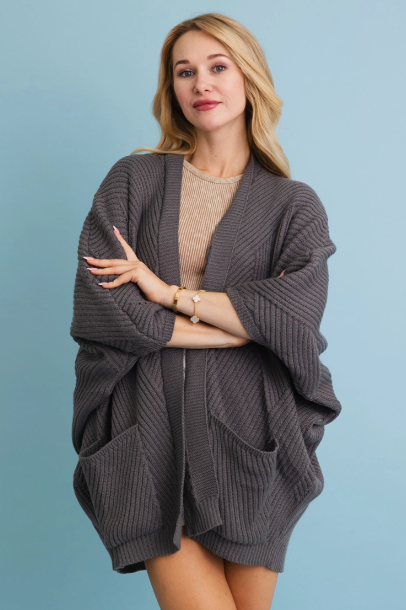 •DAVINA• ribbed knit cardigan
