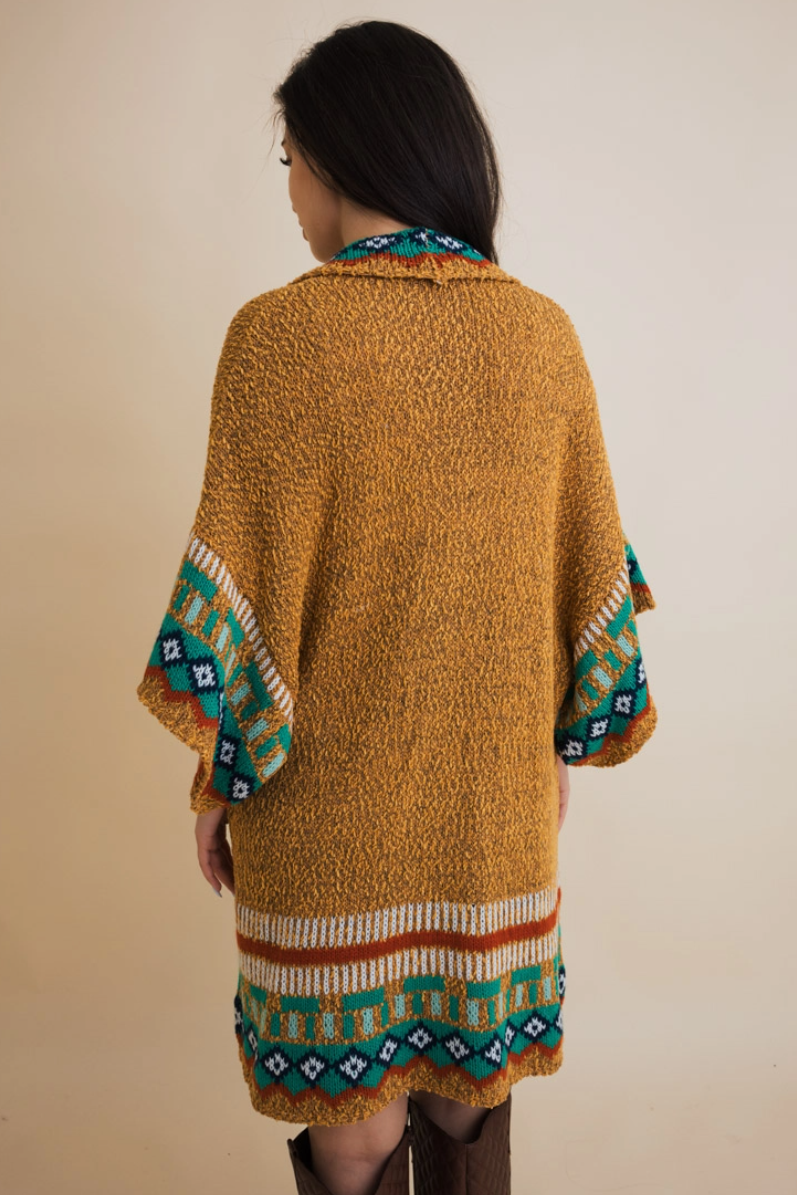 •MIRABEL• southwestern soft knit cardigan