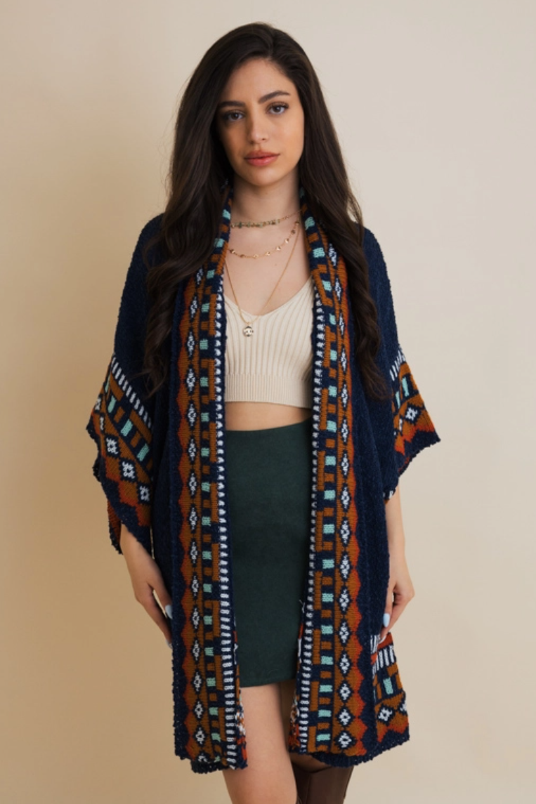 •MIRABEL• southwestern soft knit cardigan