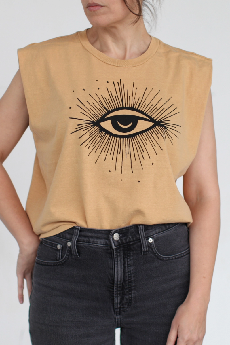 •HEX• heavyweight cotton muscle tee (USA)