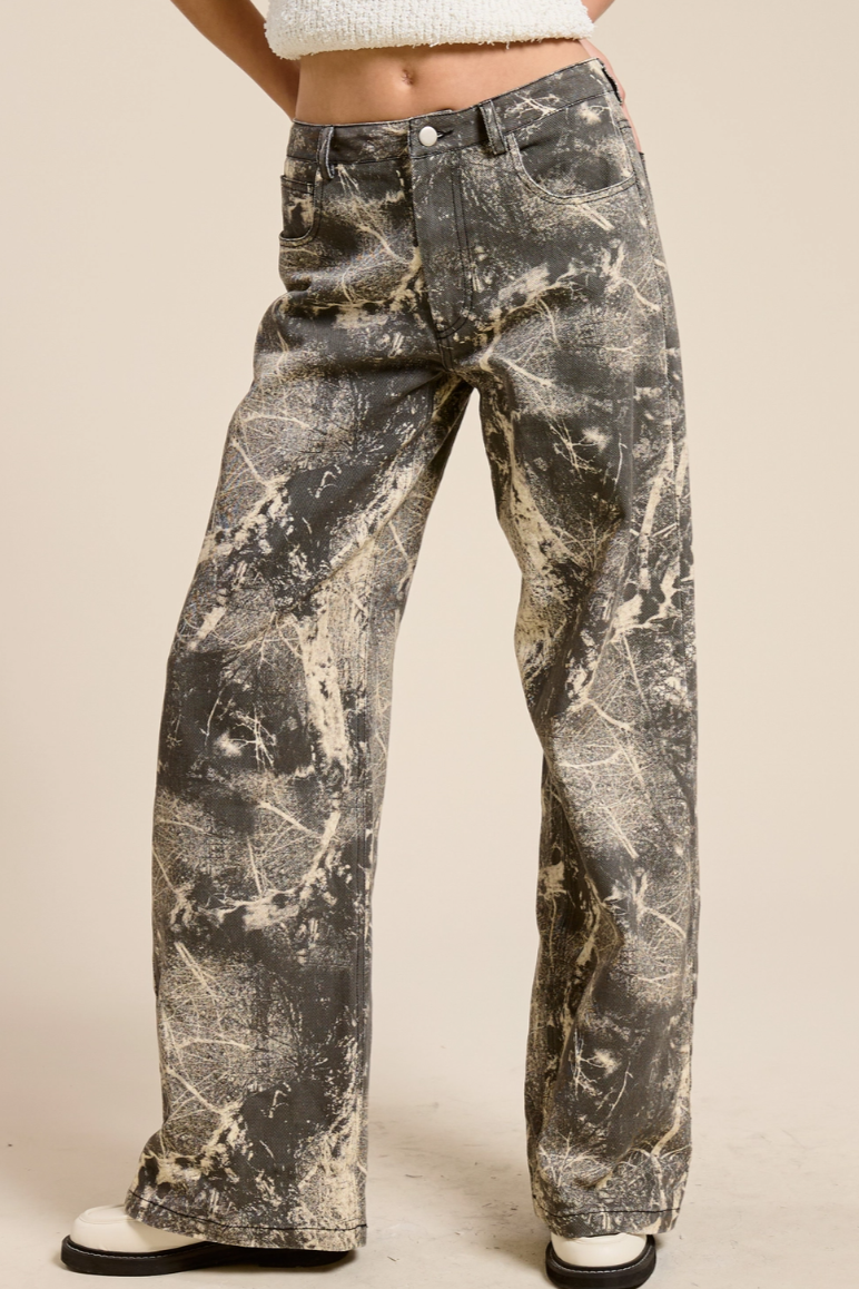 •DREW• wide leg denim pants