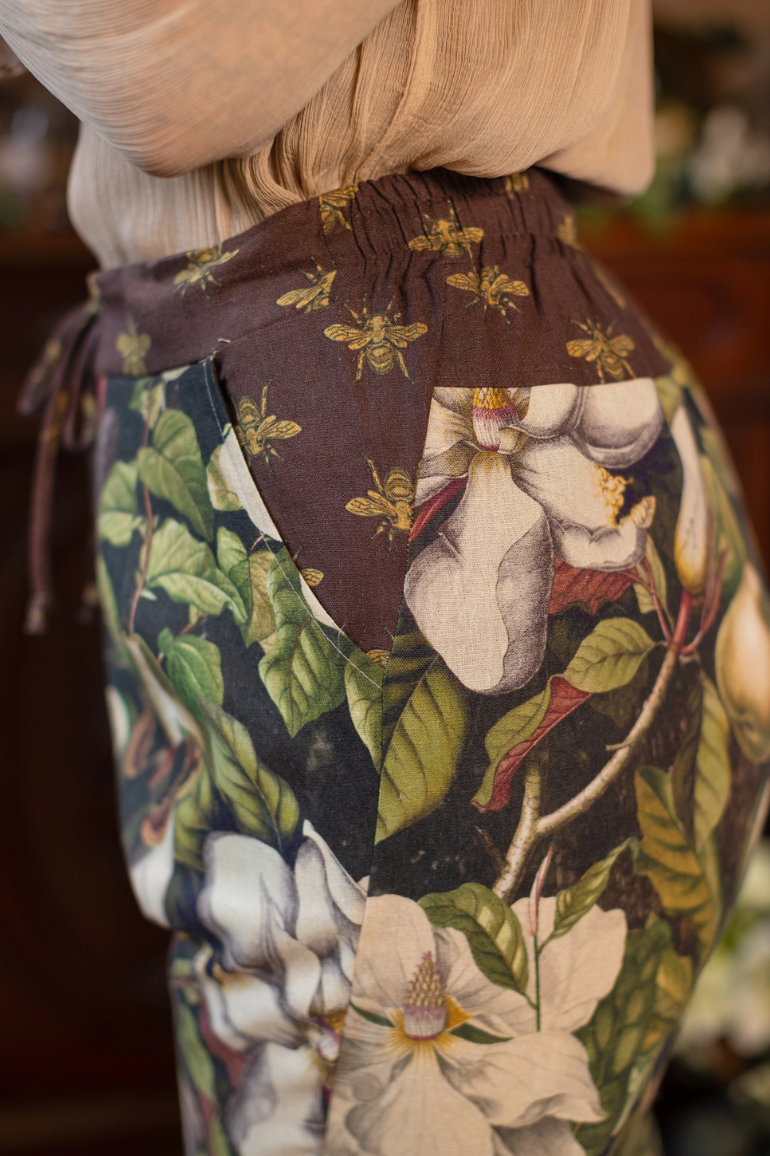 •FLEUR DE LUNE• linen/bamboo pants