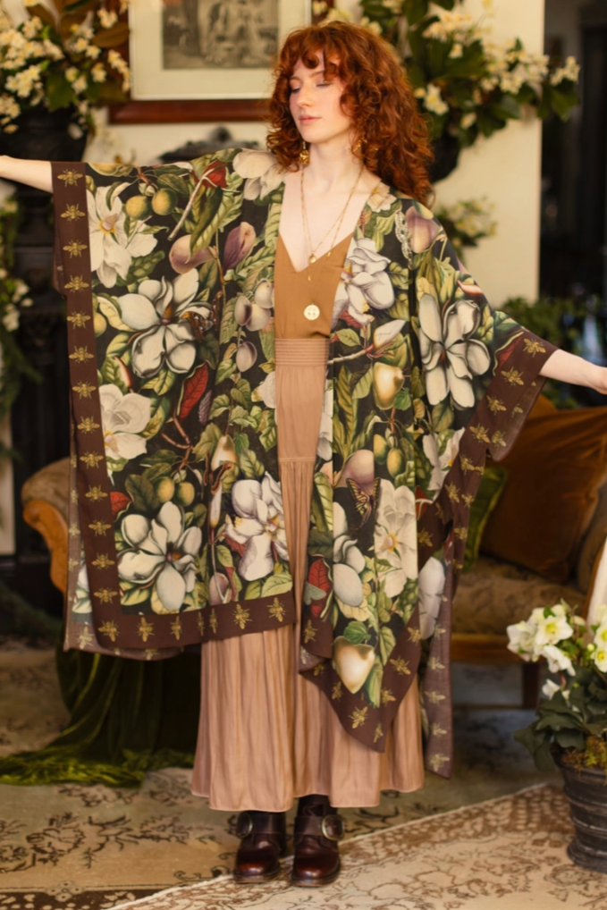 •FLEUR DE LUNE• ruana style bamboo cardigan