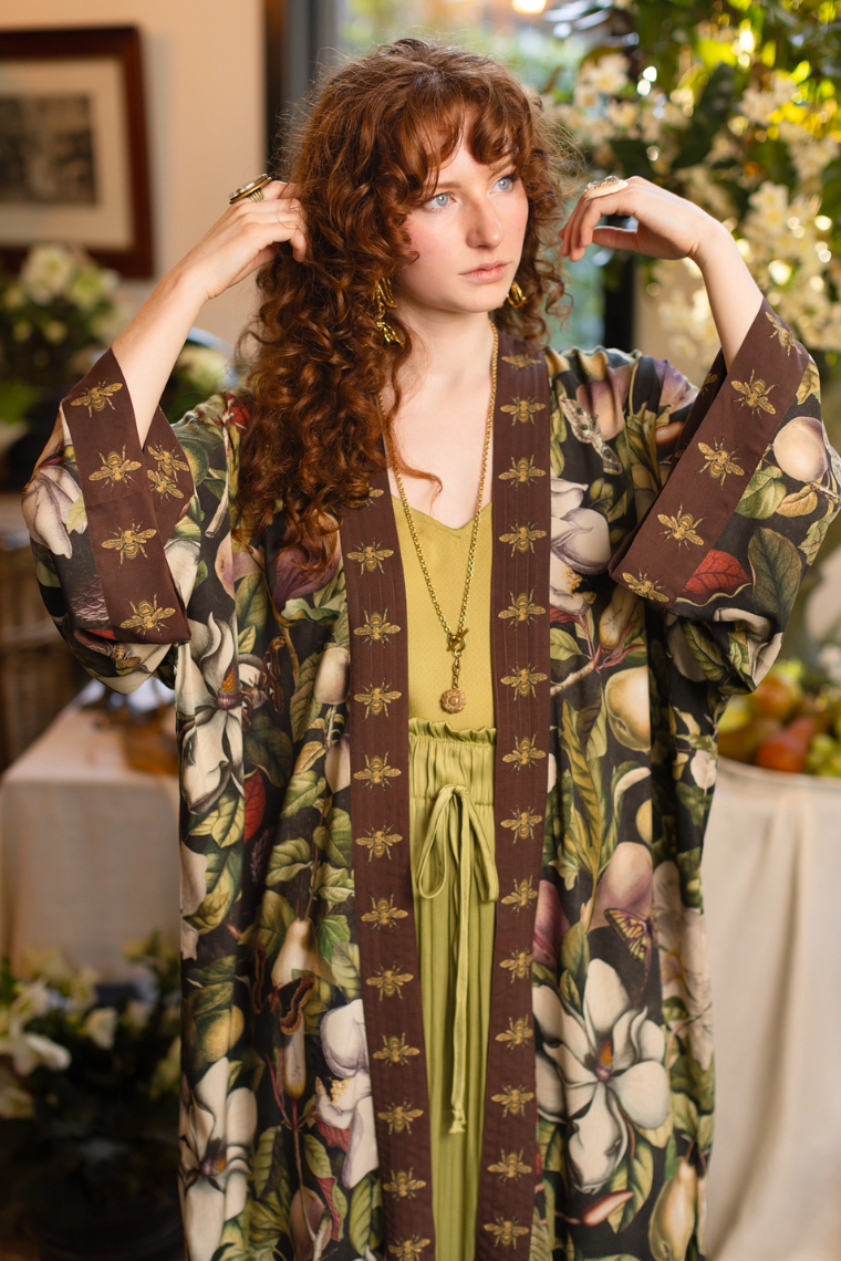 •FLEUR DE LUNE• duster style bamboo cardigan