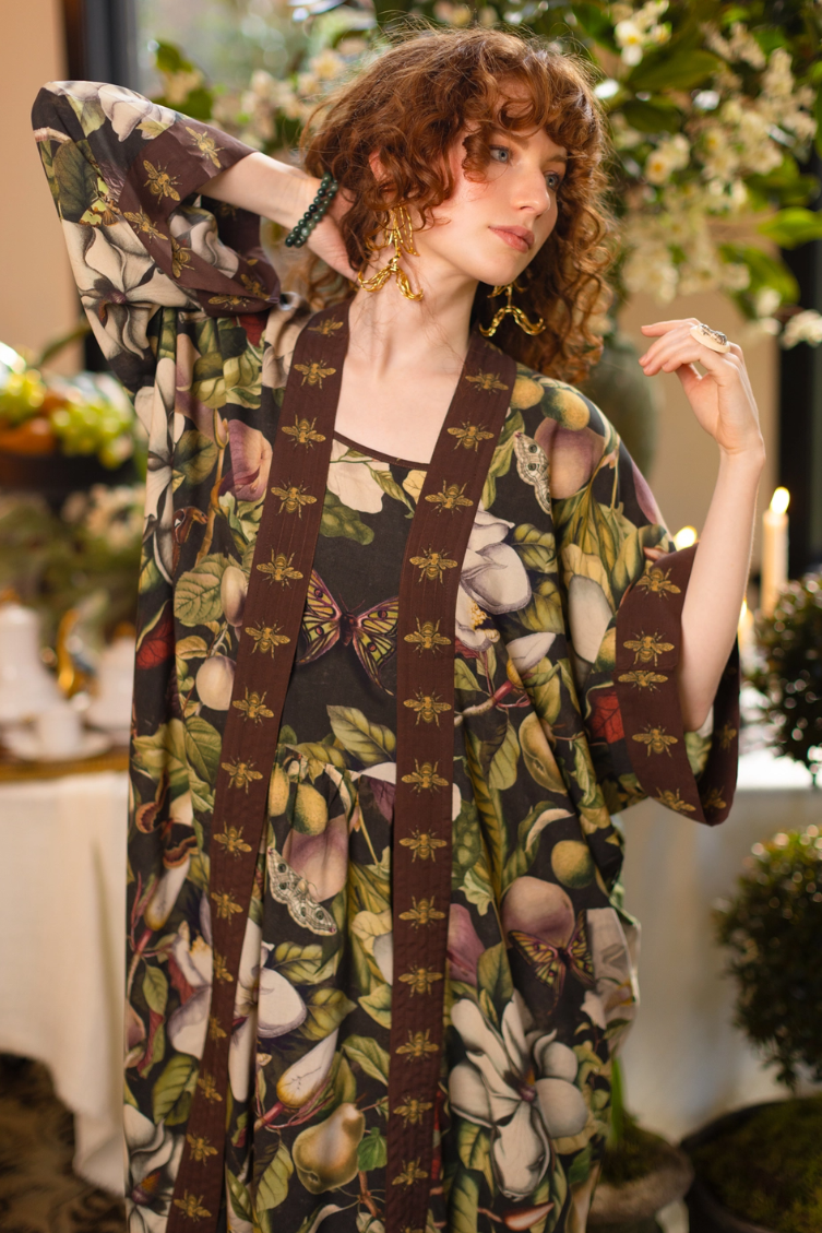 •FLEUR DE LUNE• duster style bamboo cardigan
