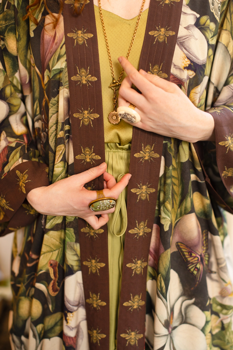 •FLEUR DE LUNE• duster style bamboo cardigan