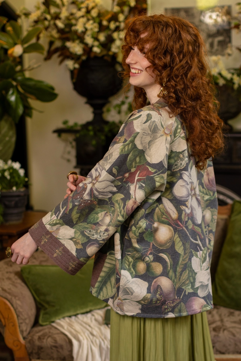 •FLEUR DE LUNE• fleece lined cottage cardigan
