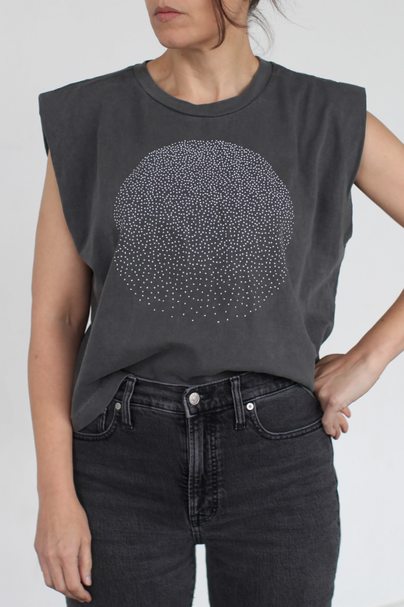 •FULL MOON• heavyweight cotton muscle tee (USA)