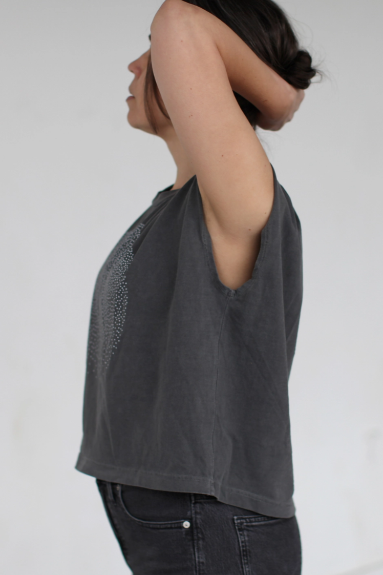 •FULL MOON• heavyweight cotton muscle tee (USA)