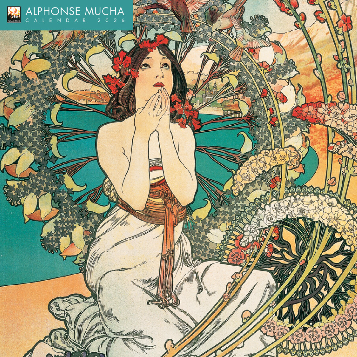 •ALPHONSE MUCHA• 2026 wall art calendar