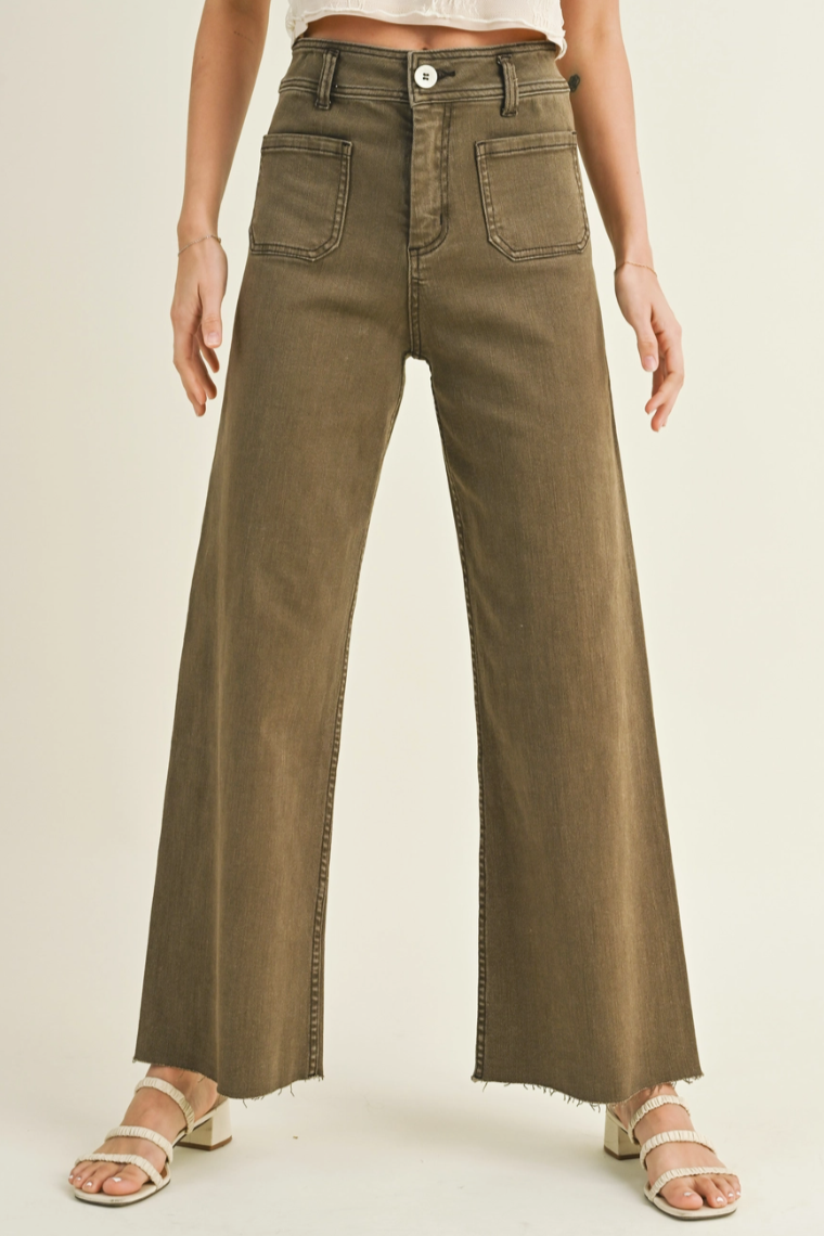 •ROBBIE• straight leg denim pants