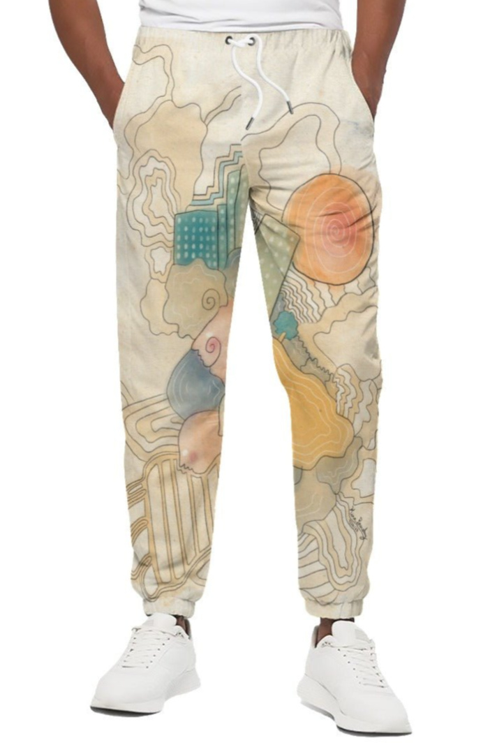•AS ABOVE, SO BELOW• locally designed abstract unisex sweatpants