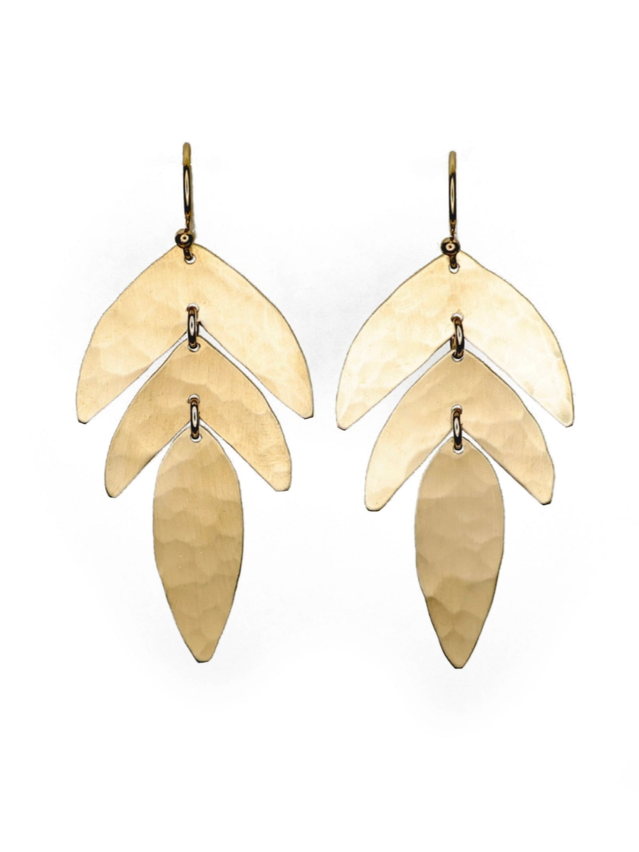 •PALMITA• gold dangle earrings