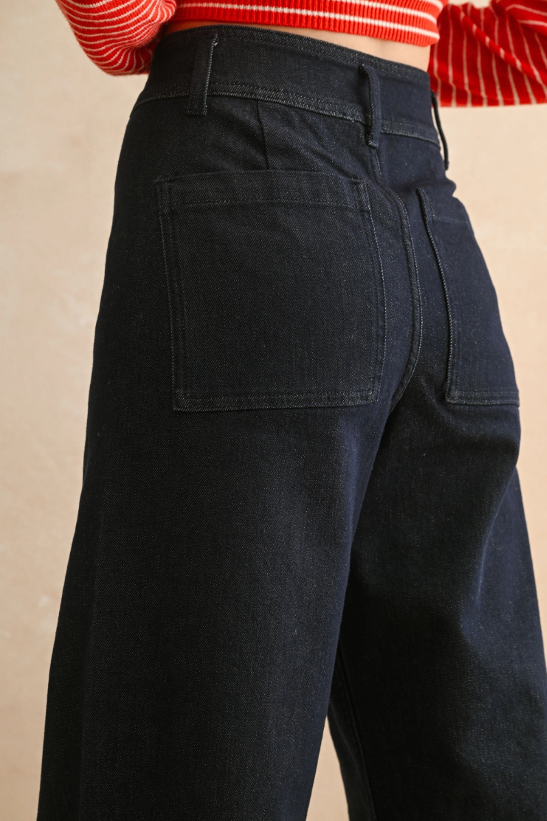 •MASON• straight wide leg denim pants