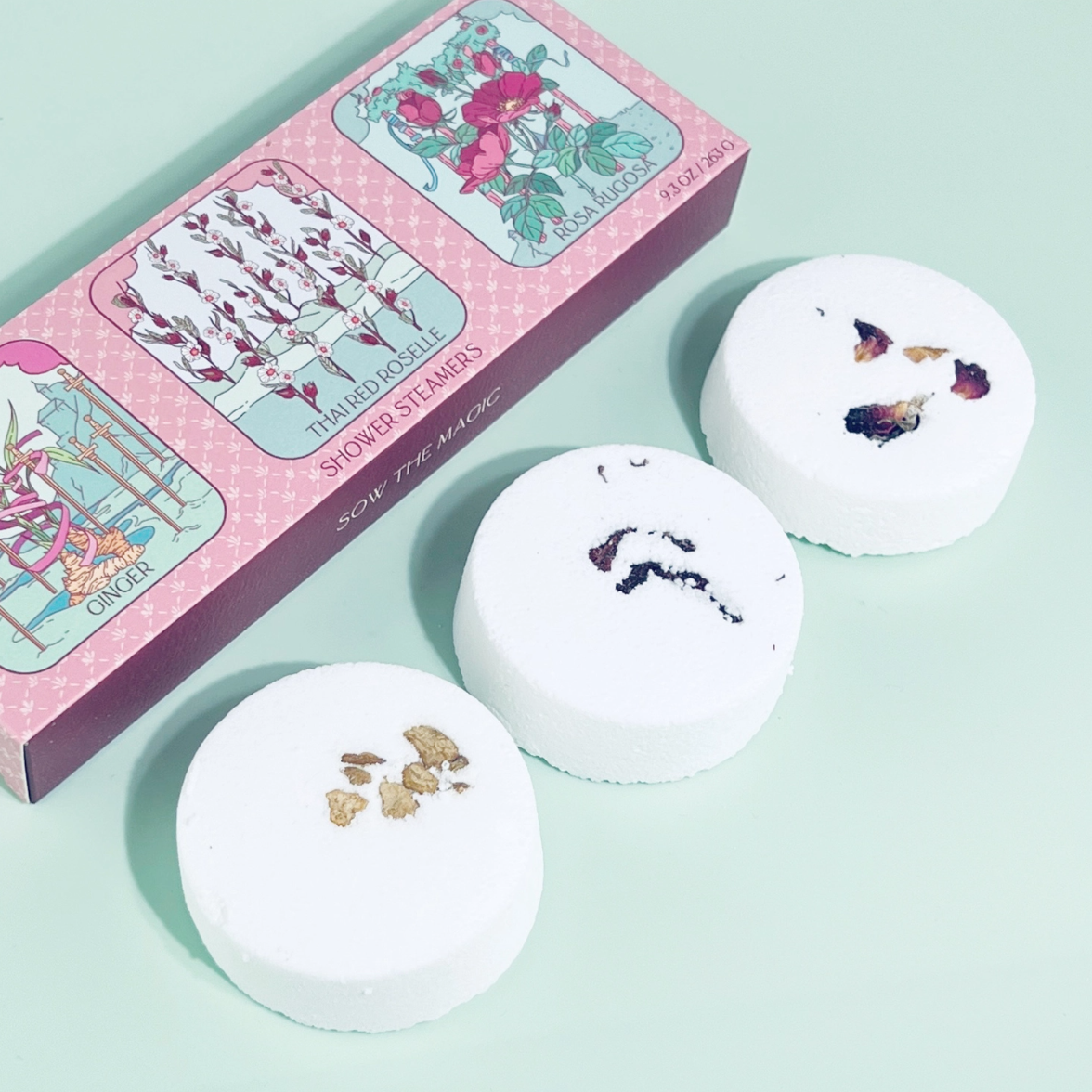 •BOTANICAL• tarot shower steamers mix pack