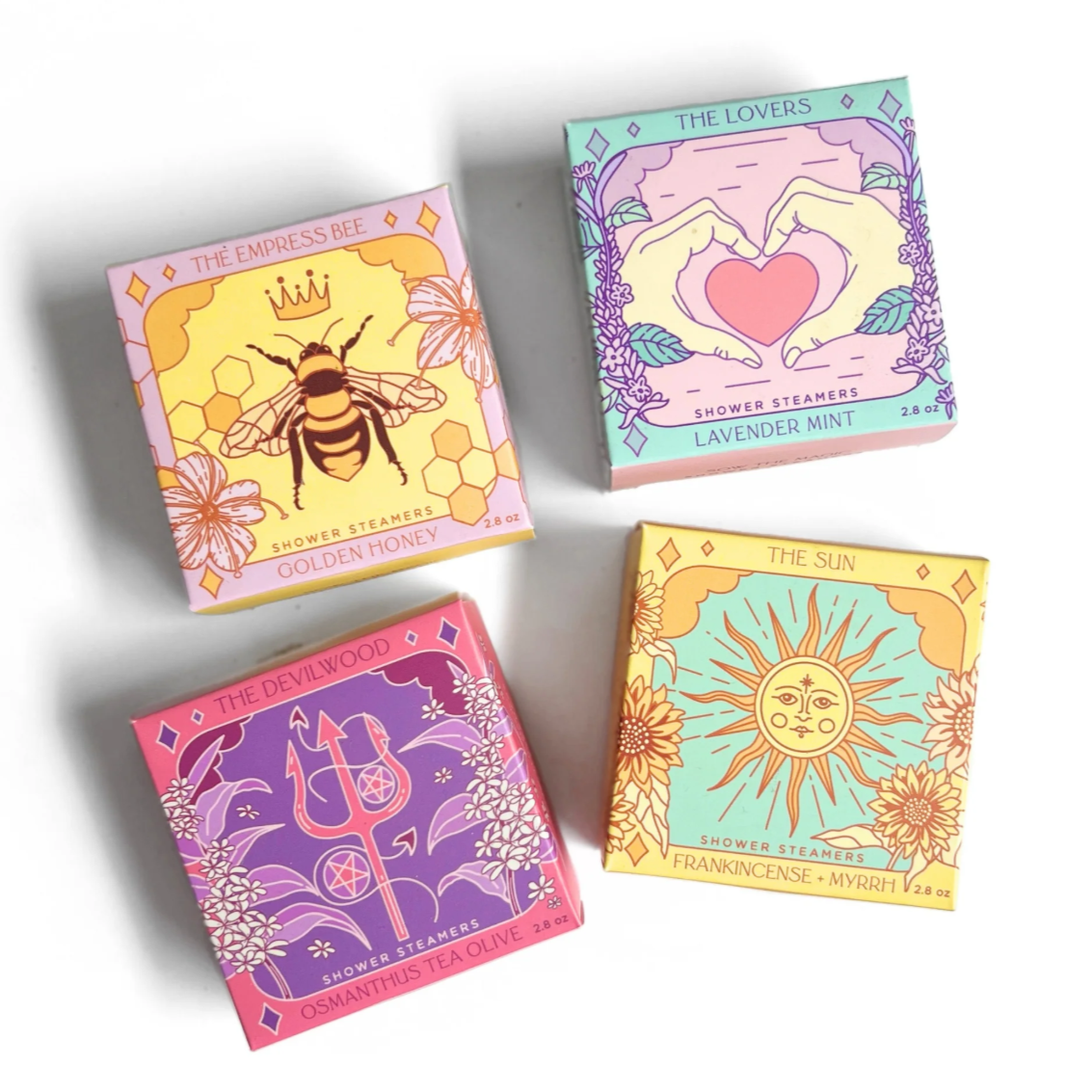 •THE LOVERS• lavender mint tarot shower steamer set