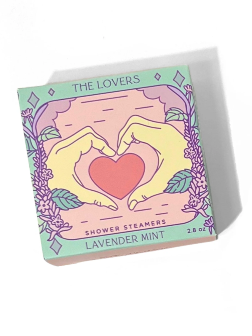 •THE LOVERS• lavender mint tarot shower steamer set