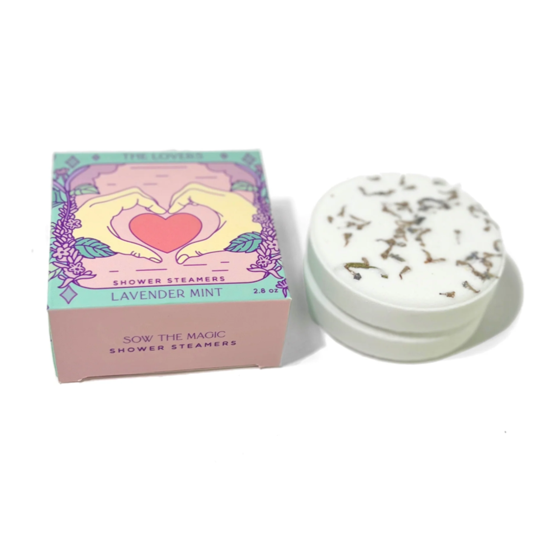 •THE LOVERS• lavender mint tarot shower steamer set