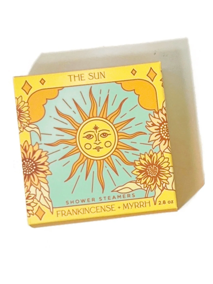 •THE SUN• frankincense tarot shower steamer set