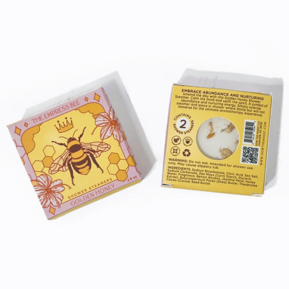 •THE EMPRESS• honey tarot shower steamer set