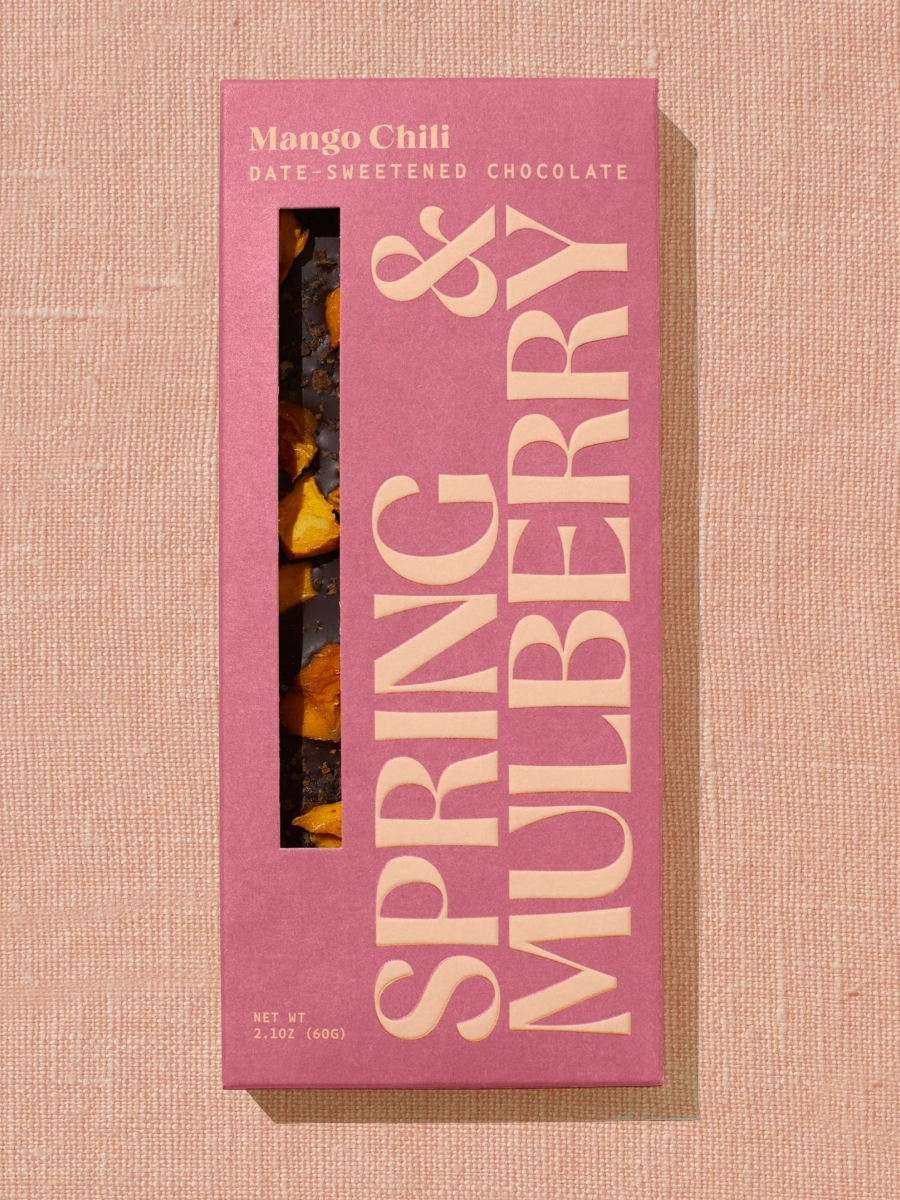 •MANGO CHILI• date-sweetened chocolate bar