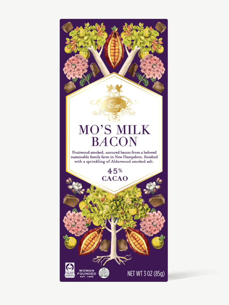•MO'S BACON• milk chocolate bar