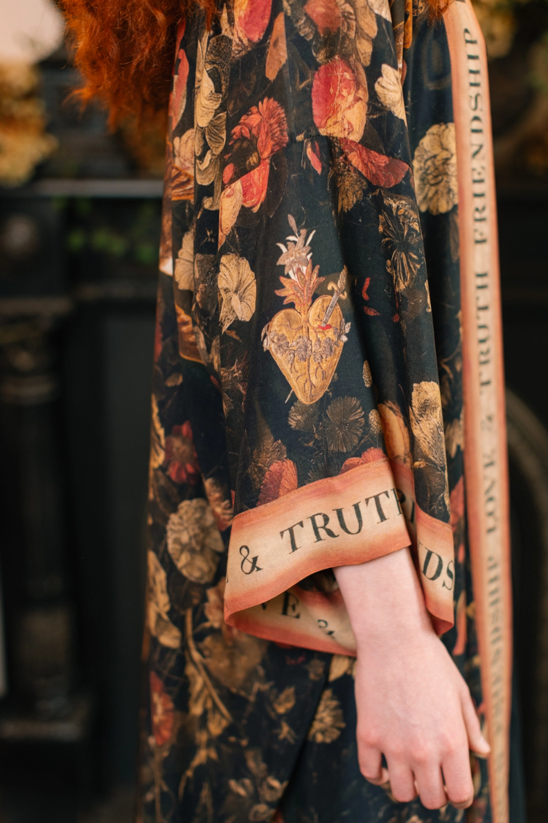 •HEART OF GOLD• duster style bamboo cardigan