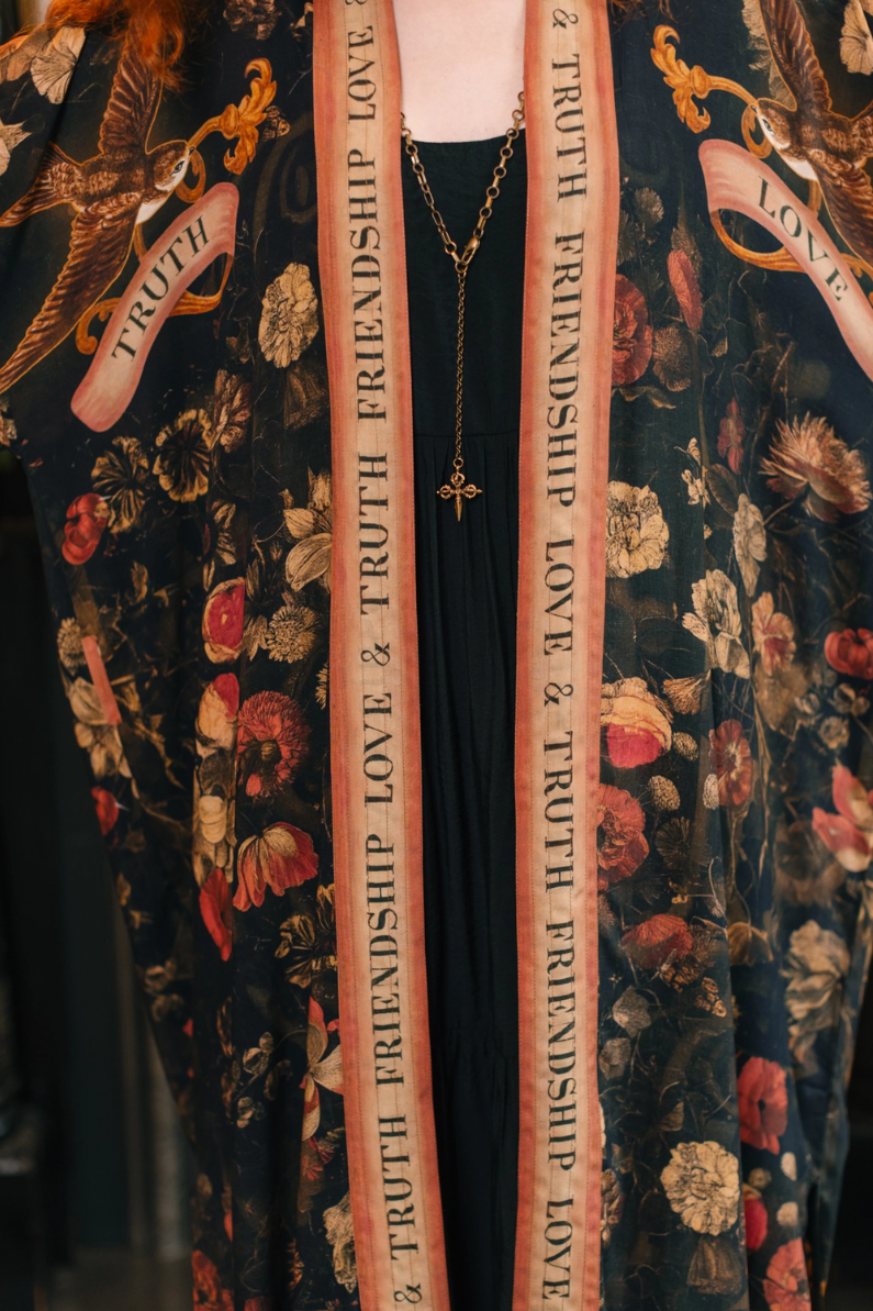 •HEART OF GOLD• duster style bamboo cardigan