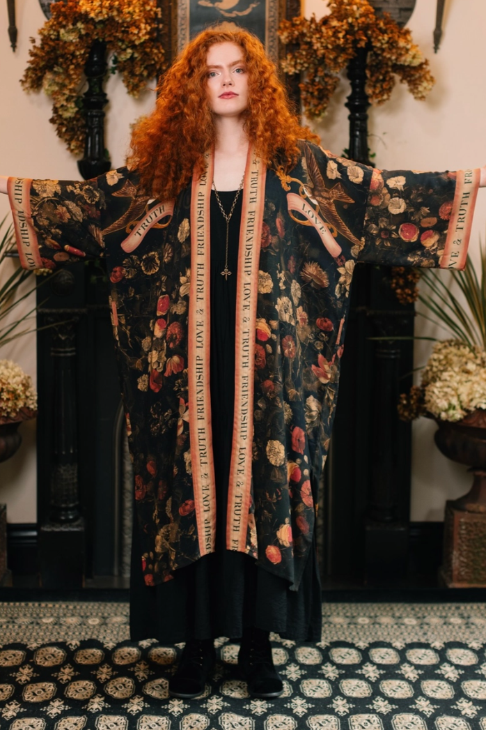 •HEART OF GOLD• duster style bamboo cardigan