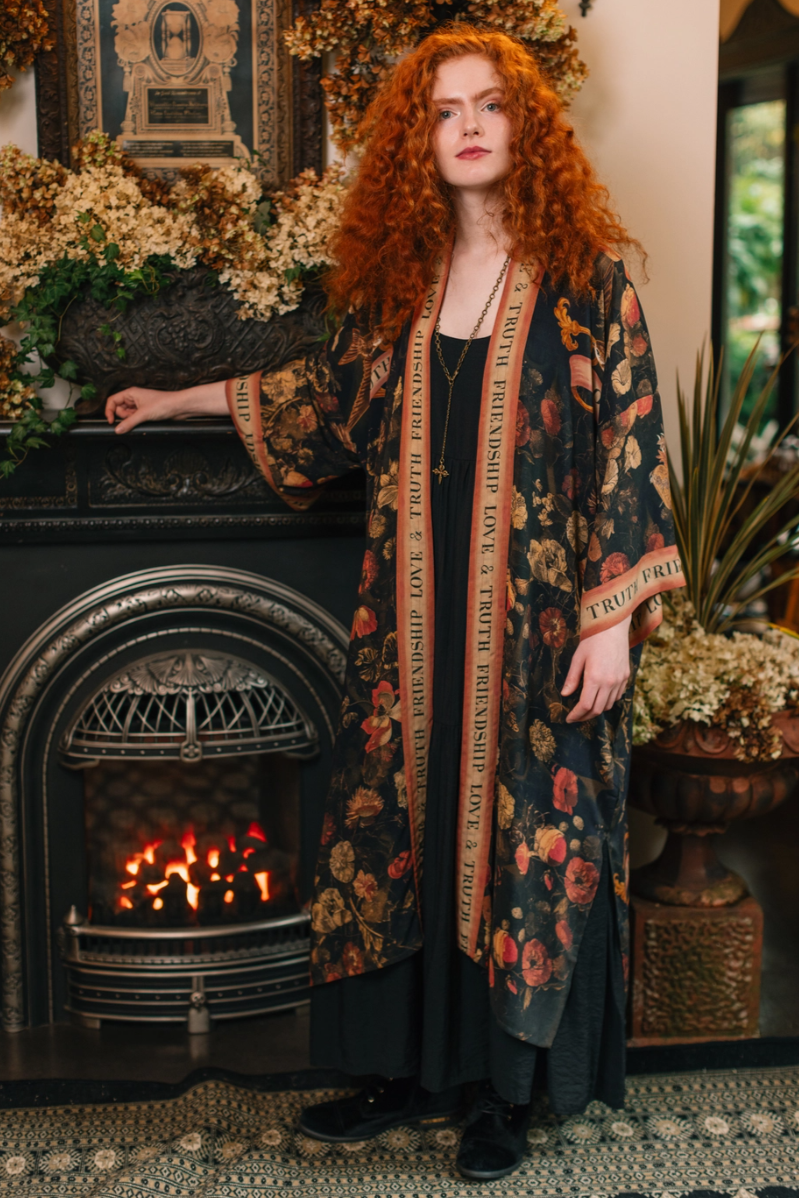 •HEART OF GOLD• duster style bamboo cardigan