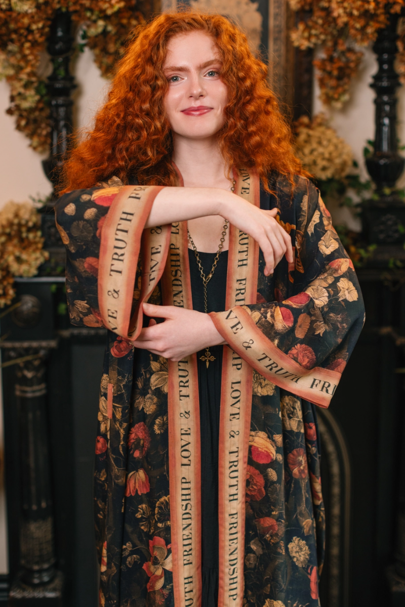 •HEART OF GOLD• duster style bamboo cardigan