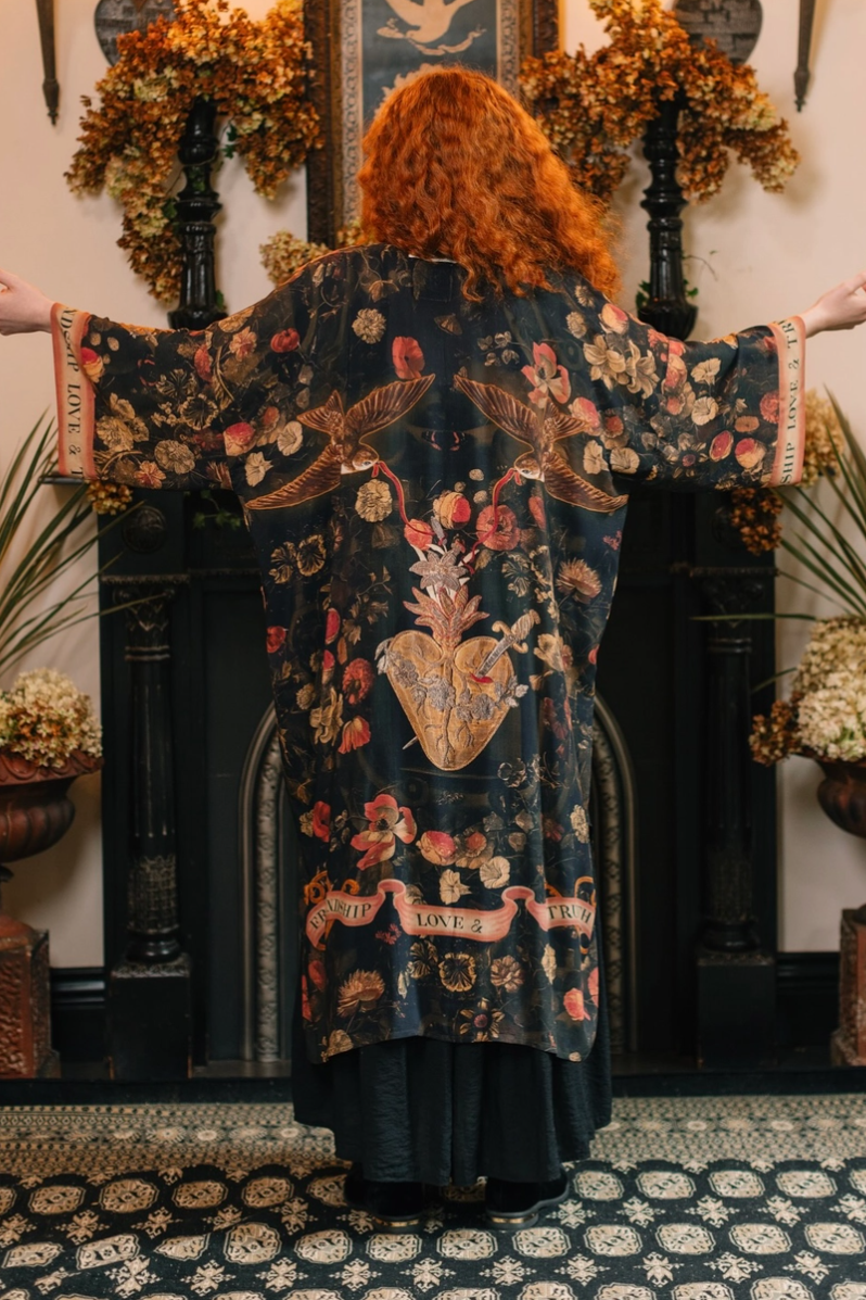 •HEART OF GOLD• duster style bamboo cardigan