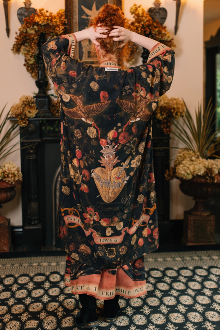 •HEART OF GOLD• duster style bamboo cardigan