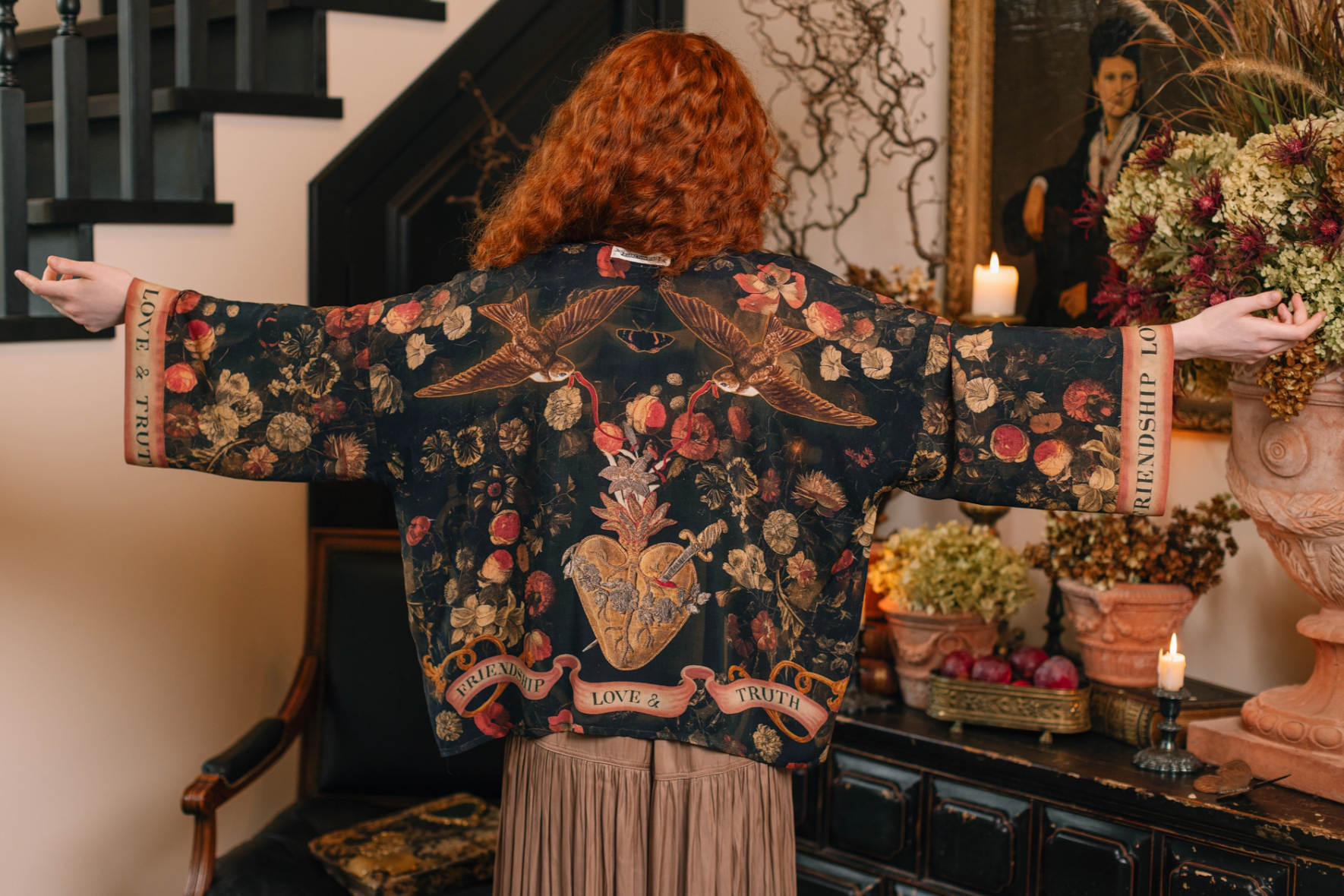 •HEART OF GOLD• cropped bamboo cardigan