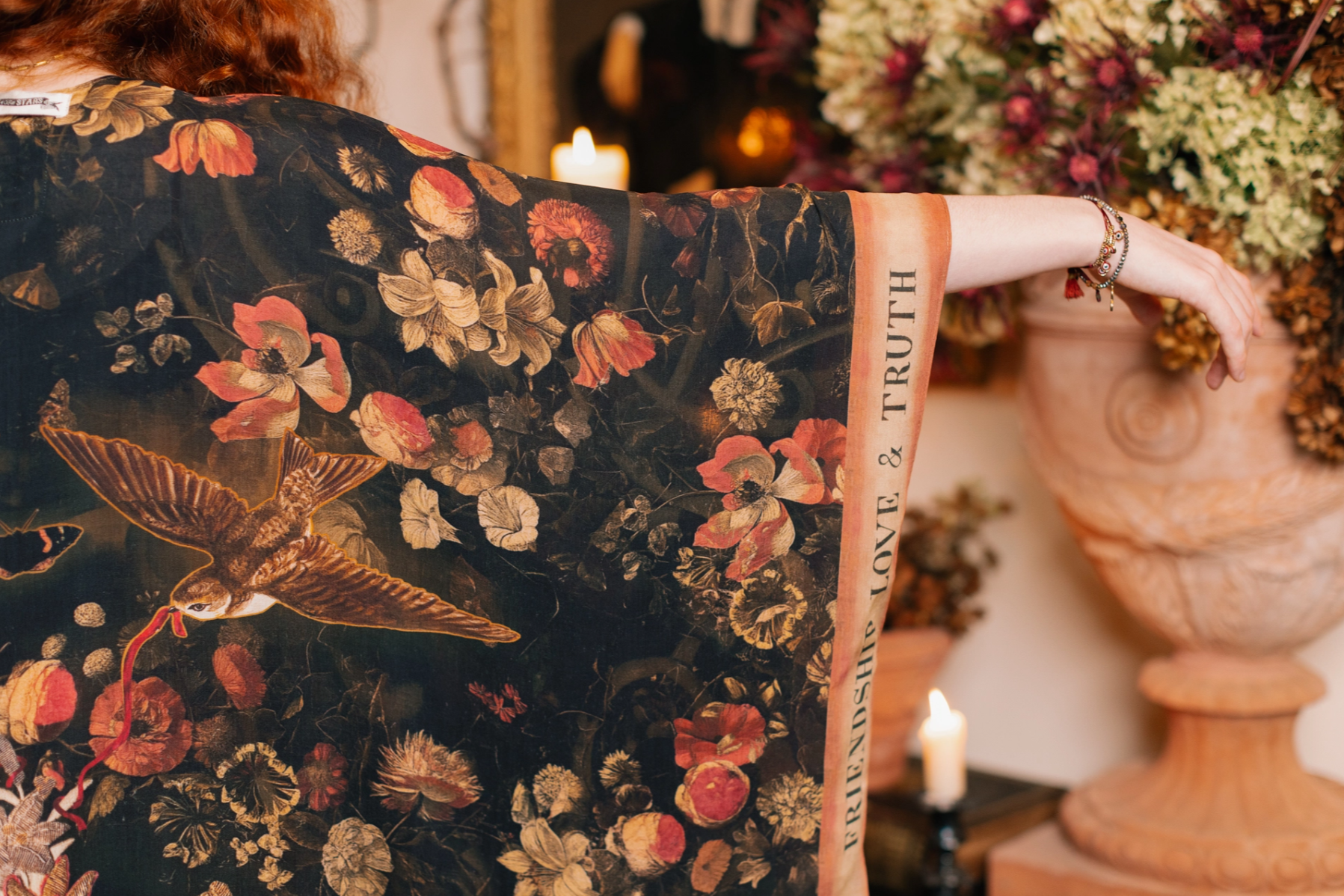 •HEART OF GOLD• ruana style bamboo cardigan