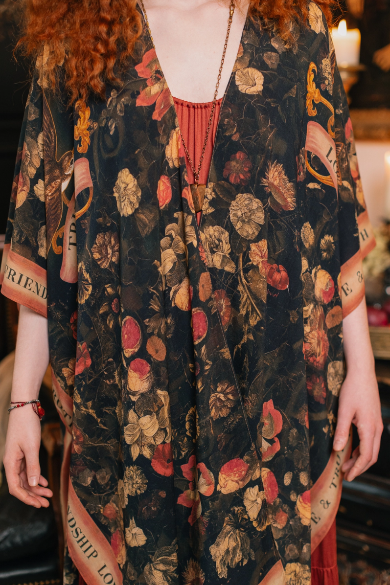 •HEART OF GOLD• ruana style bamboo cardigan