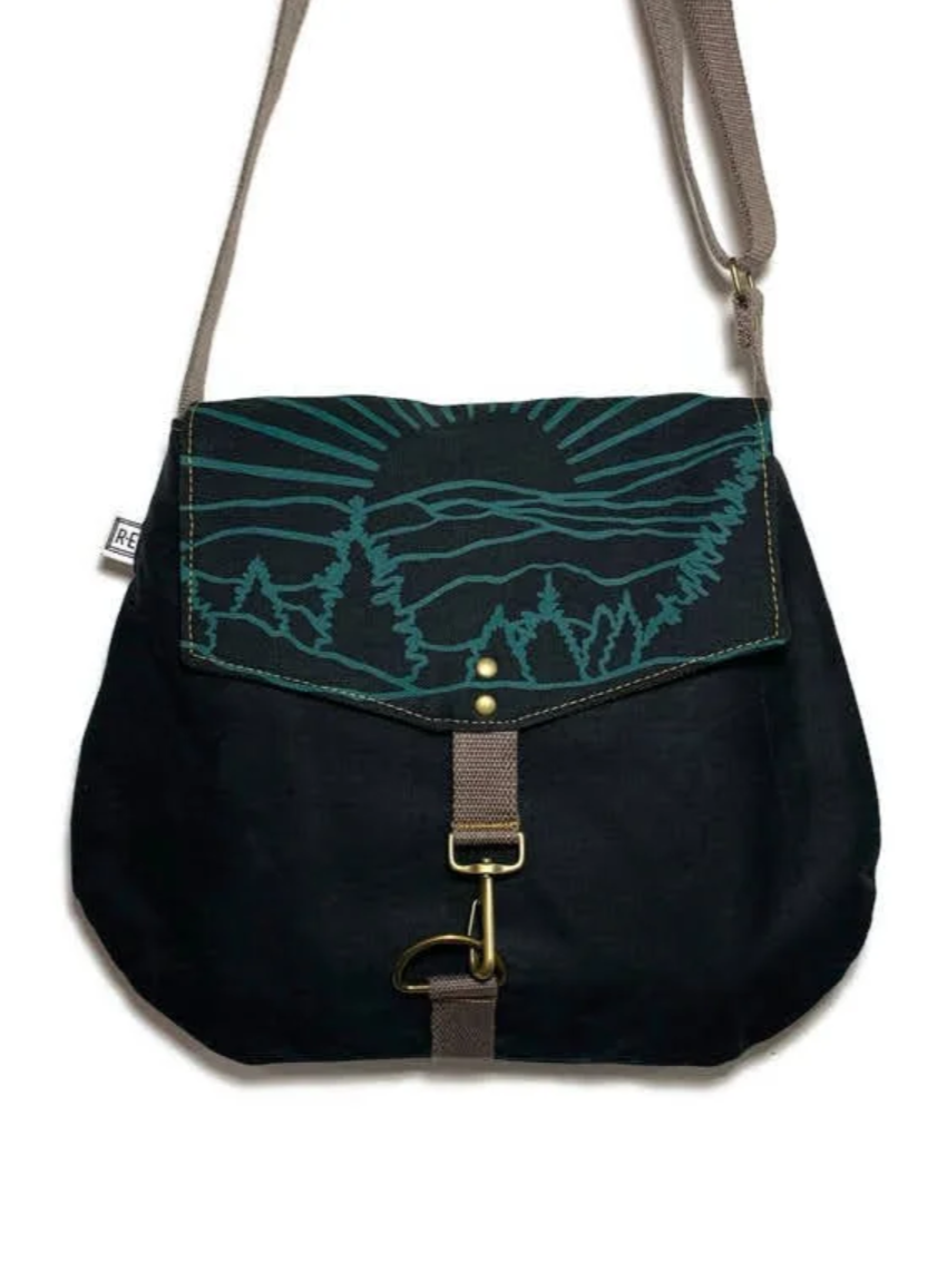 •SATCHEL - ROAN• waxed canvas crossbody