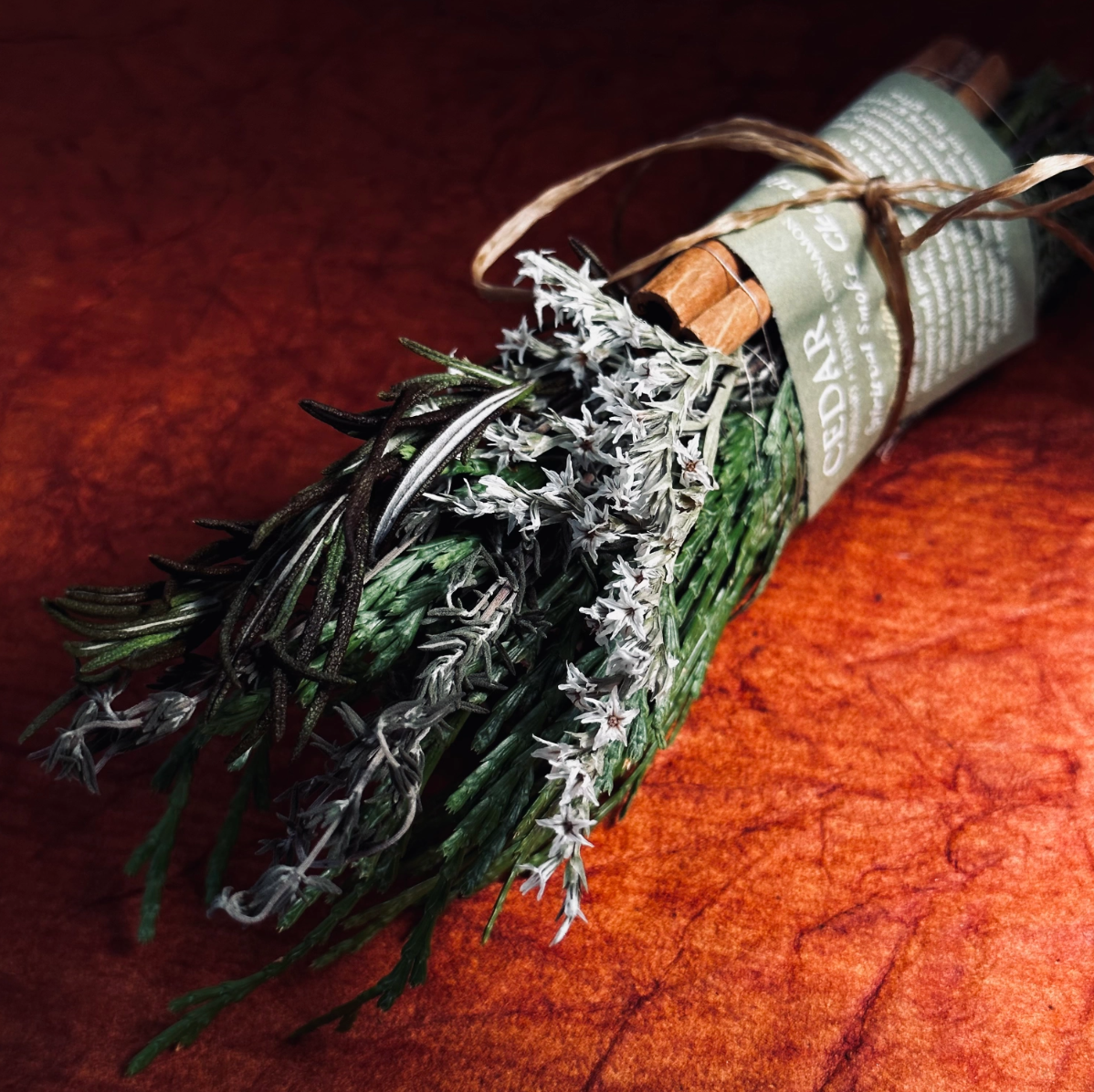 •CEDAR + CINNAMON• smoke cleansing bundle