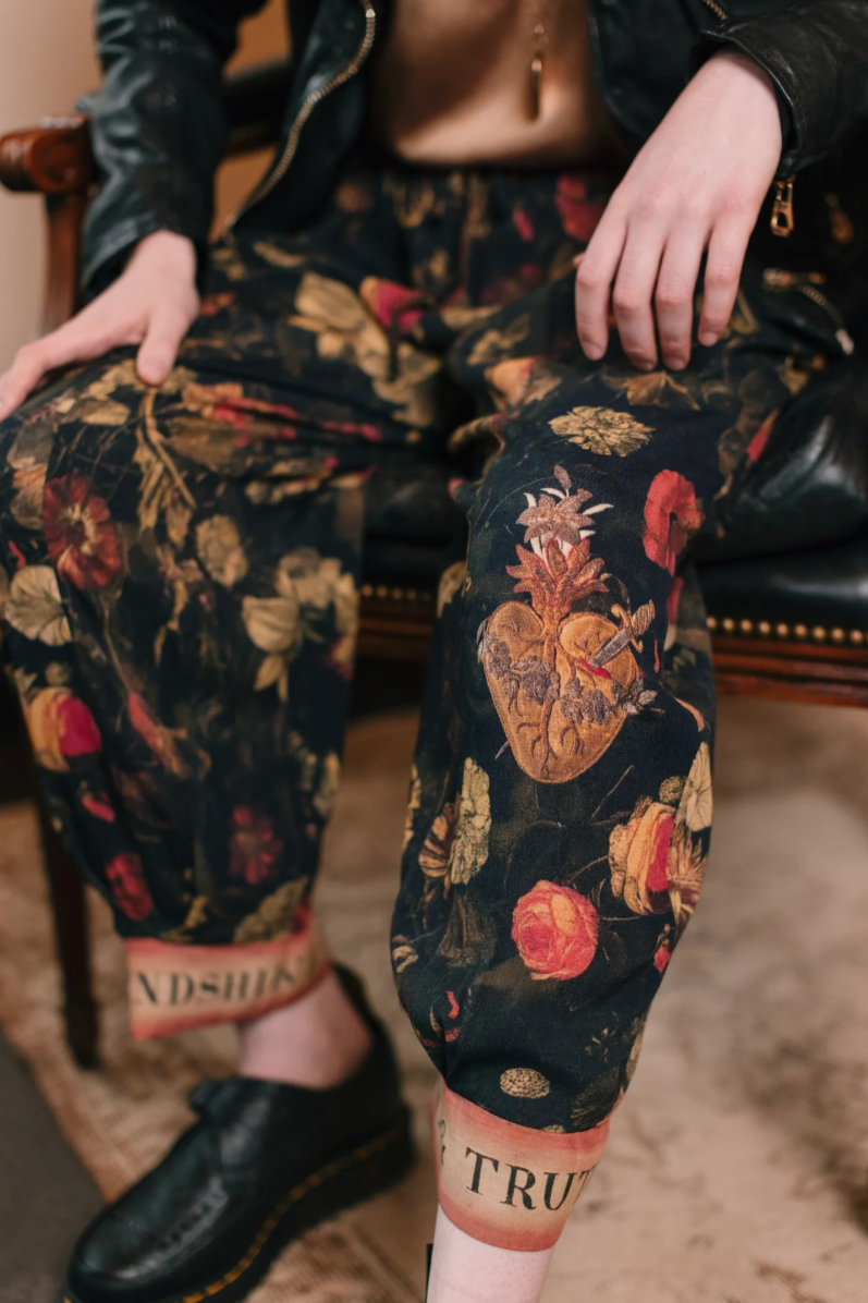 •HEART OF GOLD• bamboo pants