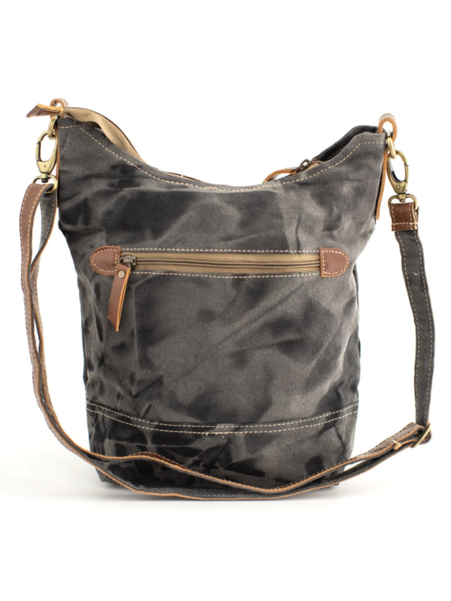 •WILD BOTANIC• recycled canvas crossbody bag
