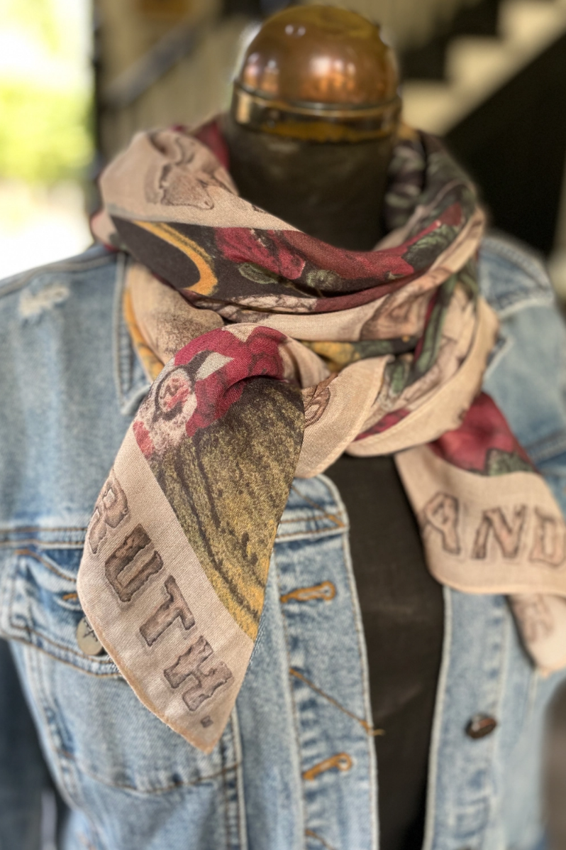 •FRIENDSHIP, LOVE, & TRUTH - BOLD• bamboo scarf